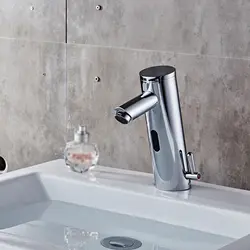 Бесконтактный Ванная комната Бесконтактный водопроводный кран с автоматическим датчиком благородный медная раковина кран Ванная комната
