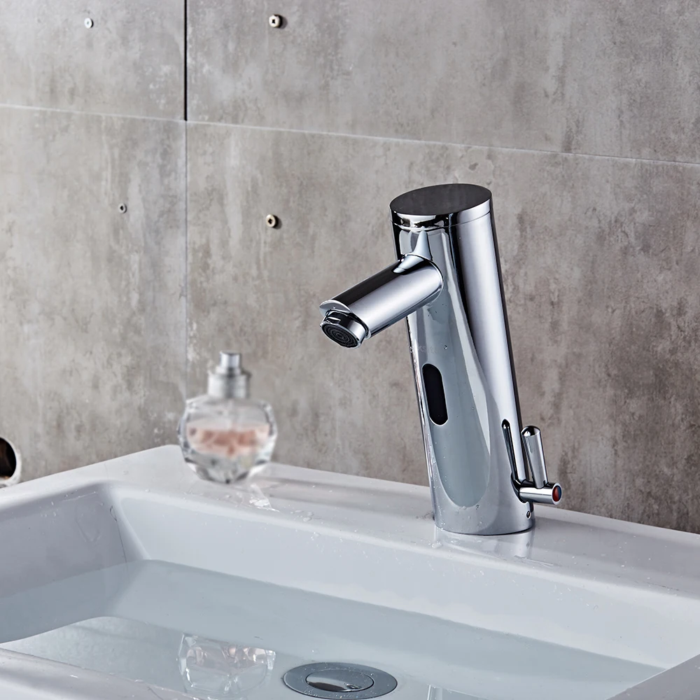 

Touchless Bathroom Touchless Water Faucet Automatic Sensor Faucet Noble Copper Sink Tap Bathroom Fixtures Hot & Cold Faucet