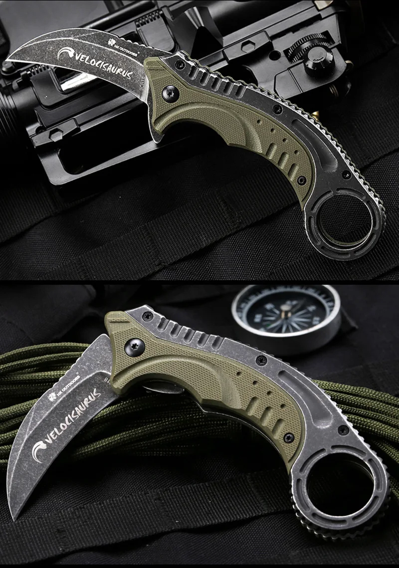 HX складной нож karambit для активного отдыха, охотничьи инструменты cs go, карманный нож, ganzo, тактические ножи для повседневного использования, инструмент для кемпинга