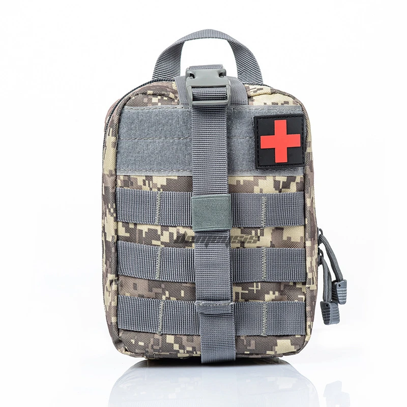 Tactics First Aid Kit Emergency Survival Tactical Molle Medical Pouch Utility Car Airsoft Hunting Medical Quick Pack - Цвет: acu