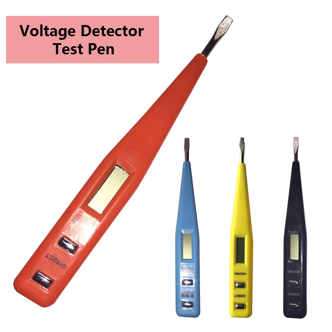 AC DC 12 250V Digital Test Pencil Multi Sensor Electrical LCD Display