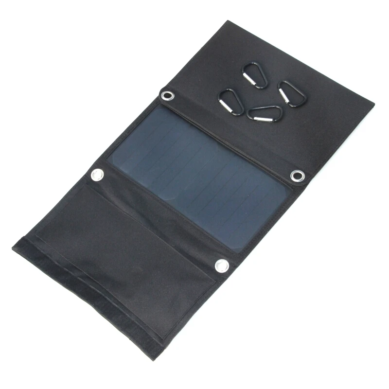 

21W 5V Foldable Solar Panel Portable Solar Charger High Efficiency Charger for Cellphone HVR88