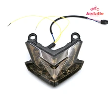 Светодиодный фонарь встроенные Сигналы поворота, пригодный для Kawasaki Ninja ZX6R 636 Z125 Z125Pro Z800 13-17