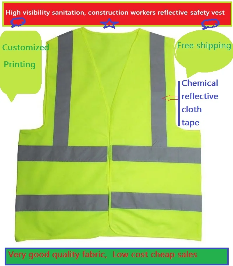 Traffic Safety Reflective Work Clothing High Light Reflective Warning