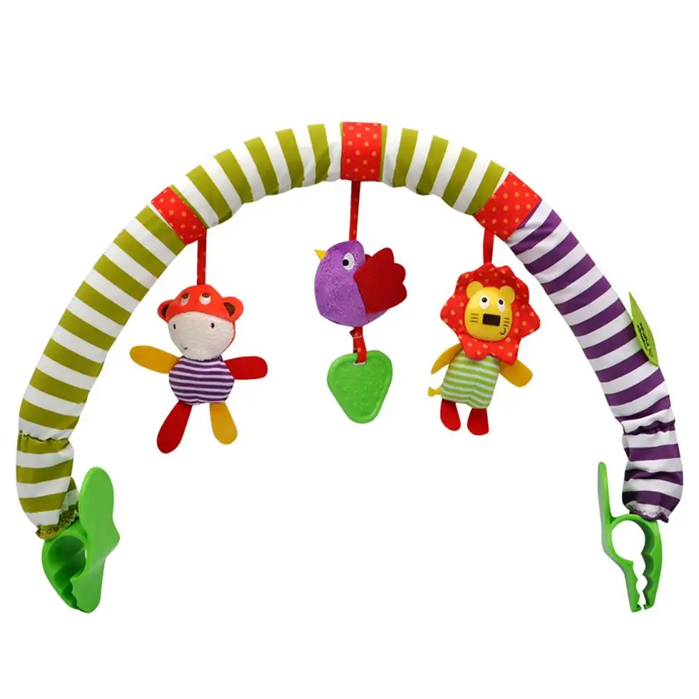 

Multifunctional Baby Stroller Cart Clip Wind Chime Music Box Crib Pendant Cloth Bed Bell Animal Pendant Newborn Wind chimes Toys