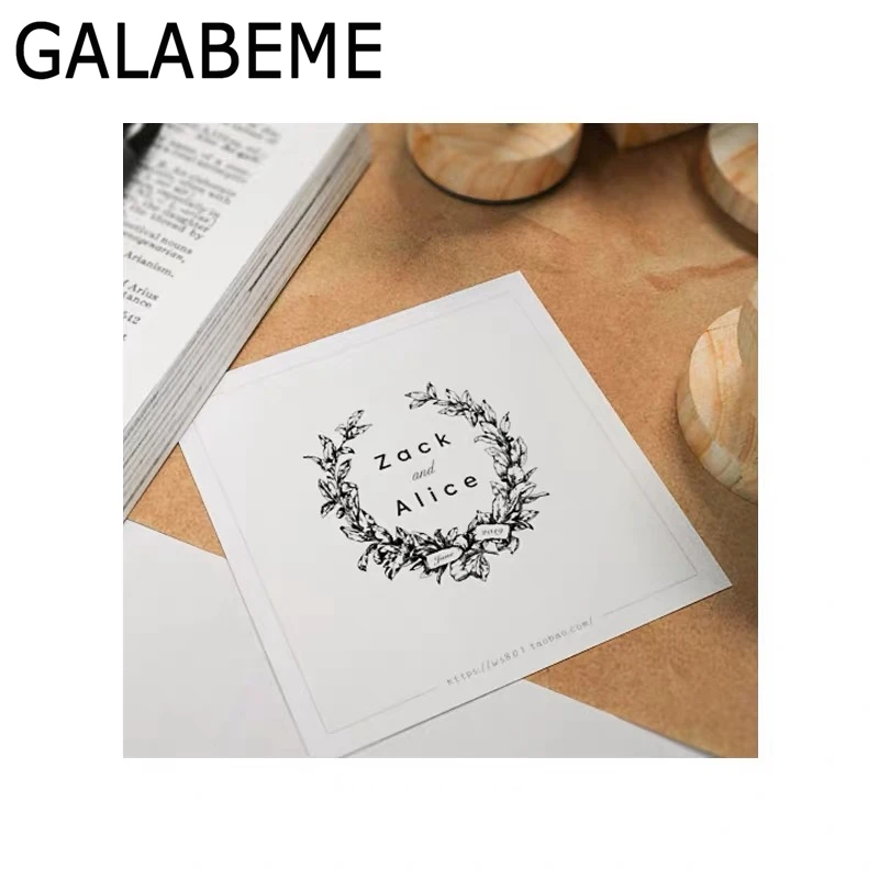 

Diameter 4.5cm Personalized name date Custom wooden Stamp for Envelope Wedding Invitation rustic wedding decoration
