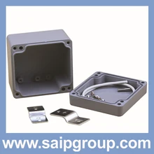 Saip 80*76*57 мм уличный водонепроницаемый алюминиевый прямоугольный ящик SP-AG-FA18