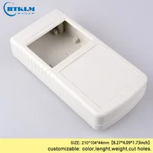 Пластиковая коробка для электроники, настенная Монтажная монтажная плата, распределительная коробка, абс пластиковый корпус, diy чехол для инструментов 210*104*44 мм