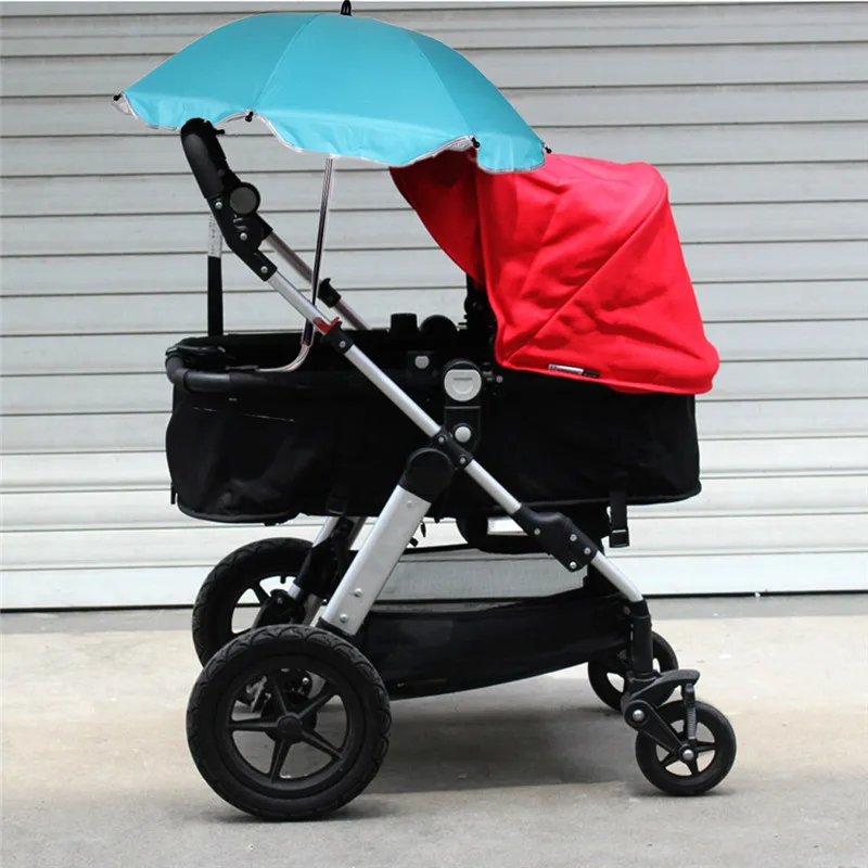 Adjustable Baby Stroller Car Sunshade Umbrella with Clip Kids Pram Sun