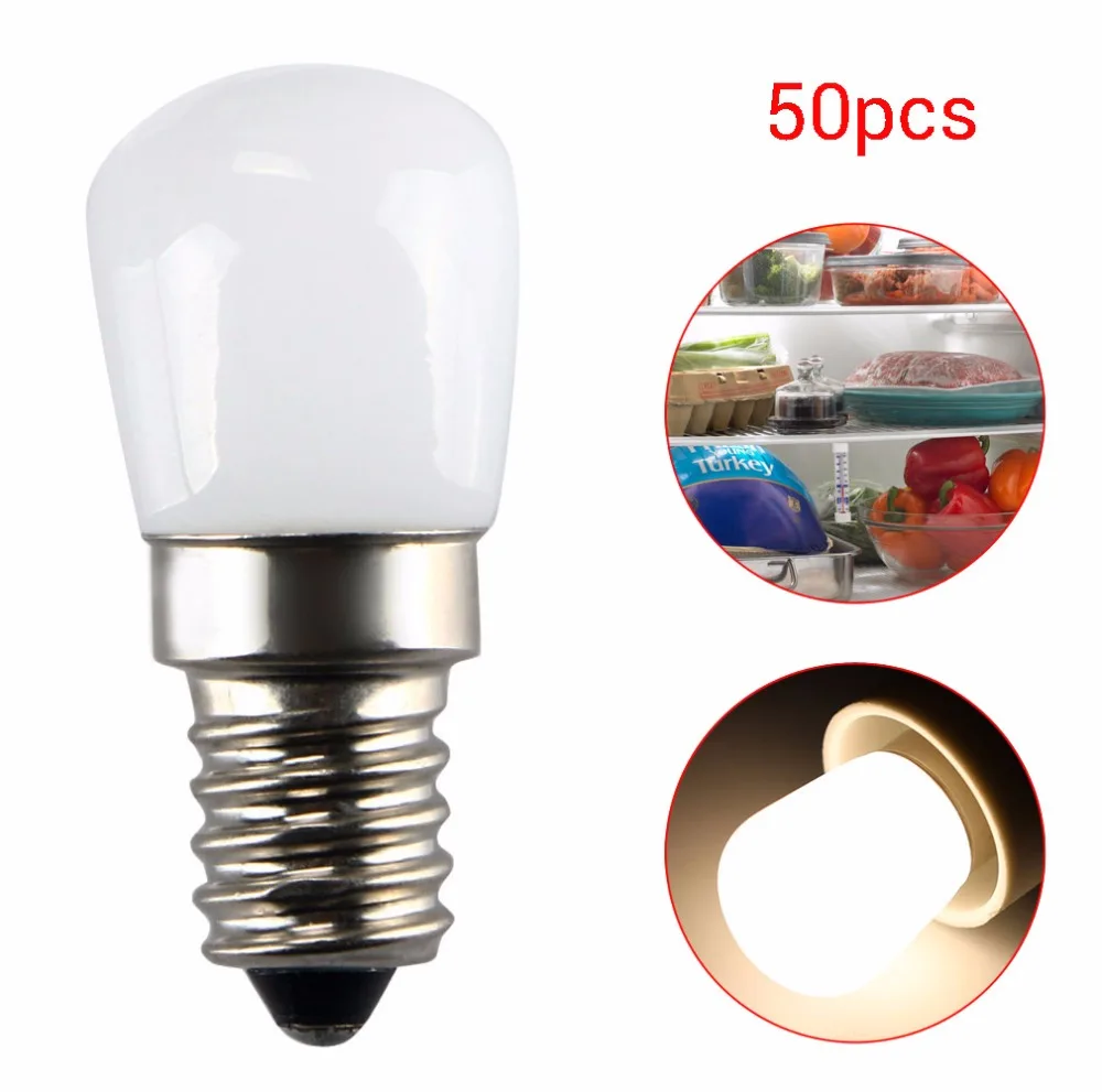 Energy Saving E14 LED Refrigerator Fridge Freezer Lamp Light Bulb 110V/220V 2W 2835 SMD 1pc/5pcs/10pcs/50pcs