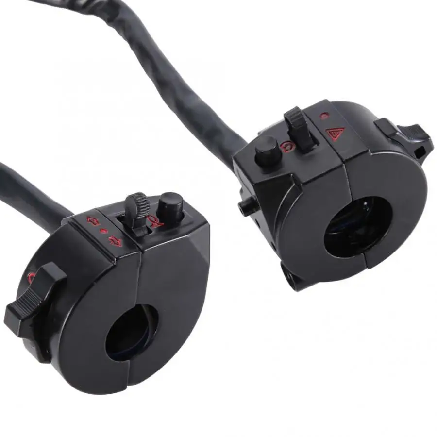 

1 Pair of Universal 22mm Motorcycle Handlebar Switch Control Left & Right Side Horn Motorcycle Parts