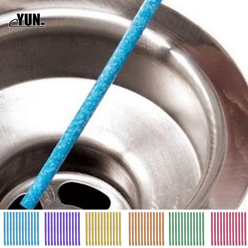 12Pcslot  Sewer Cleaning Rod Sticks Sewage Decontamination To Deodorant The Kitchen Toilet Bathtub Drain Cleaner (7)