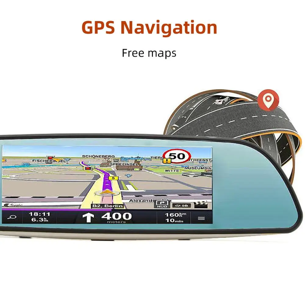 Bluavido 4G ADAS Android DVR " зеркало заднего вида gps Автомобильный видеорегистратор FHD 1080P видеорегистратор с камерой заднего вида WiFi Live monitor