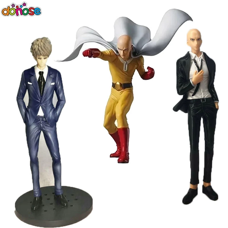 DXF One Punch Man 1/8 масштаб окрашенная ПВХ фигурка Brinquedos Punchman Saitama Genos Косплей модель