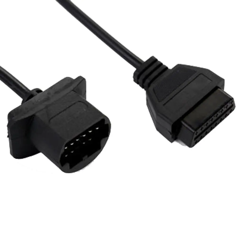 Кабель OBDII OBD2 с 17 контактами на 16 внешний кабель для Mazda адаптер OBD1 OBD2|adapter mazda|pin