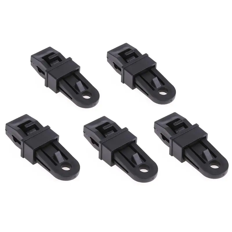 5pcs/set Outdoor Tents Awing Clip Tarpaulin Tarp Tent Wire Rope Cable