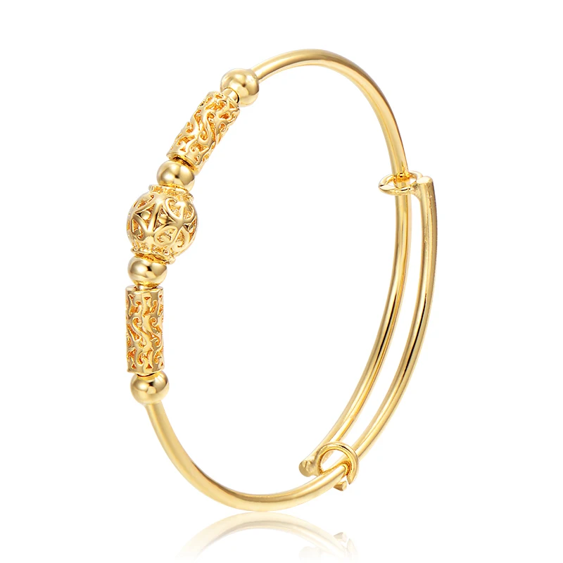 Little S Boys Infant Baby Toddler Kids Spinner Bangle Yellow Little S Boys Infant Baby Toddler Kids Spinner Bangle Yellow Gold Filled Children Bracelet Adjule Jewelry Whole In Bangles From