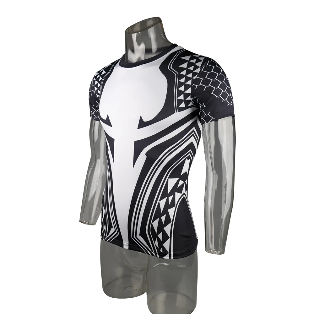 Aquaman 3D Printed T shirts Men Compression Shirt 2018 Newest Character Cosplay Costume Short Sleeve Tops For Male Clothing (5)