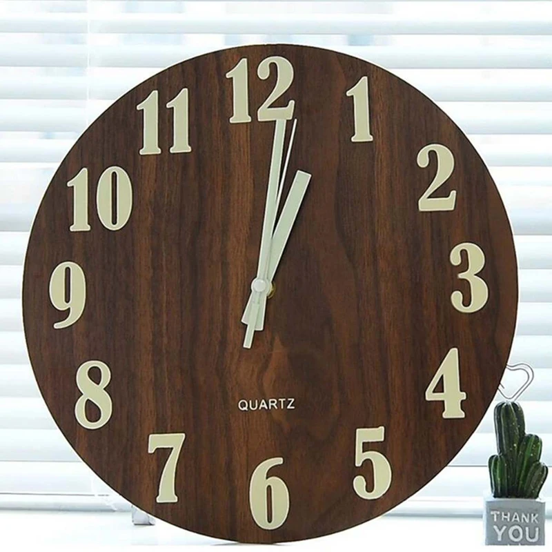 Online Reloj de números para pared Digital DIY 3D reloj silencioso acrílico oscuro resplandor luminoso colgante reloj acrílico breve silencioso DIY Reloj de pared moderno