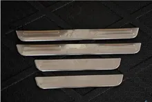 Carro-styling de aço inoxidável do Peitoril Da Porta Da Placa do Scuff fit for RAV4 RAV 4 2009 20102011 2012 2013 2014 2015 pedal bem-vindo acessórios