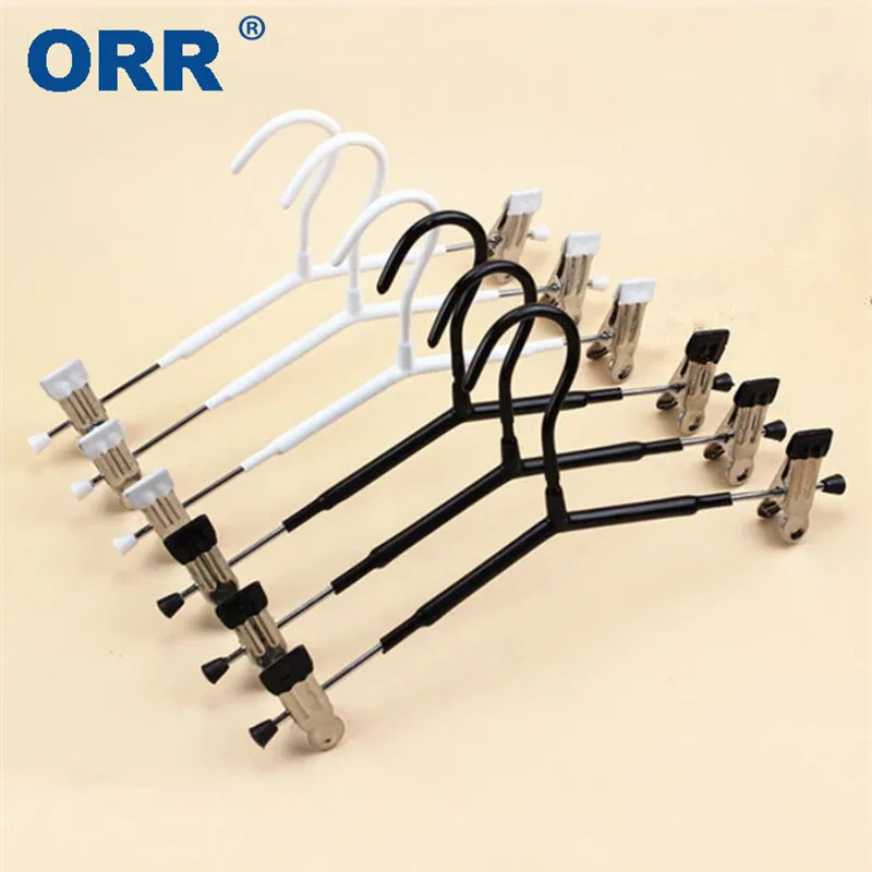

5Pcs Hangers For Clothes Anti Slip Cloth Hanger Clips Cabide Wieszak Perchas Para La Ropa Pants Clips Black/White