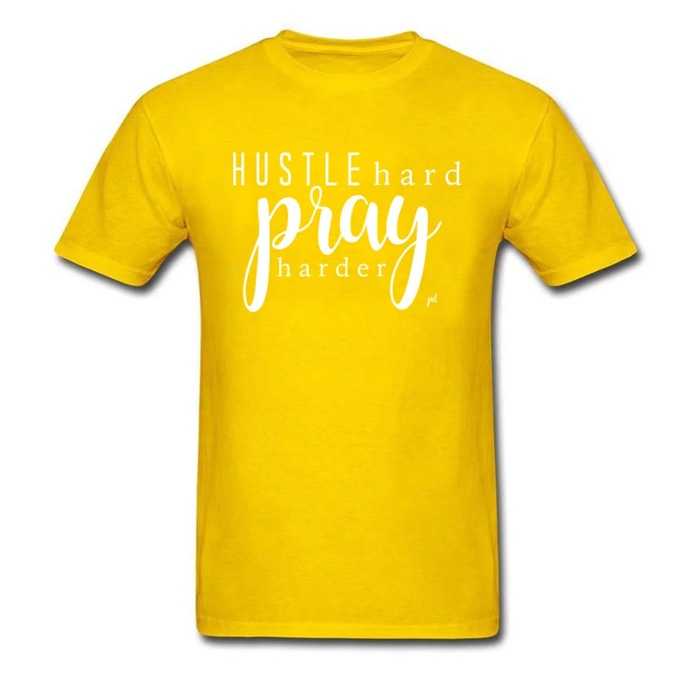 HUSTLE HARD PRAY HARDER Unisex_yellow