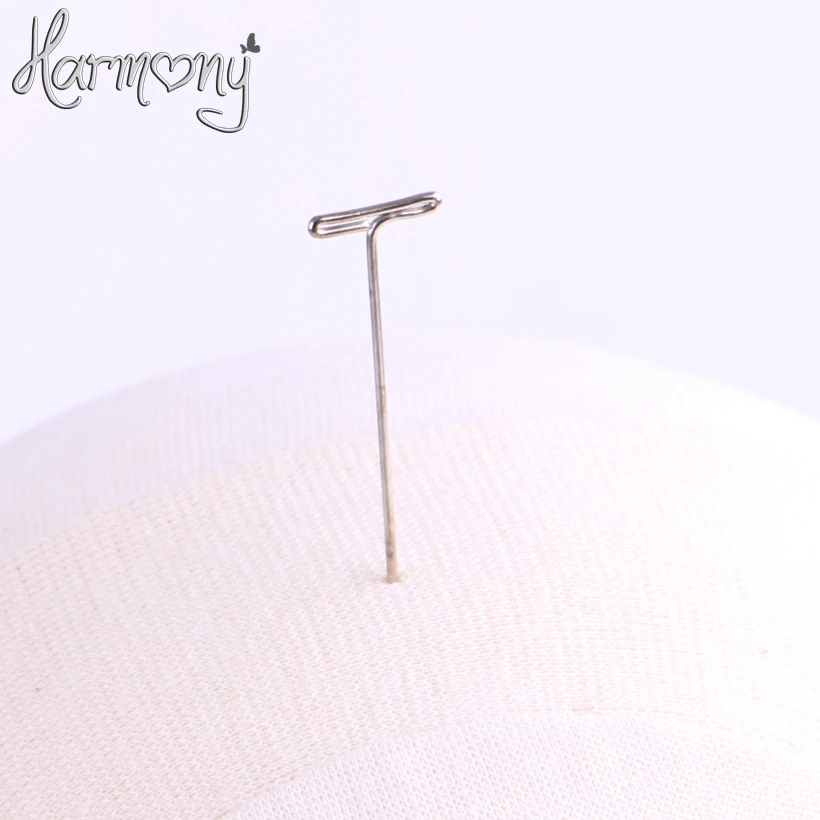 Free Shipping 100pcs/lot T Shape Needle T Pins Needles for Wig Hold On