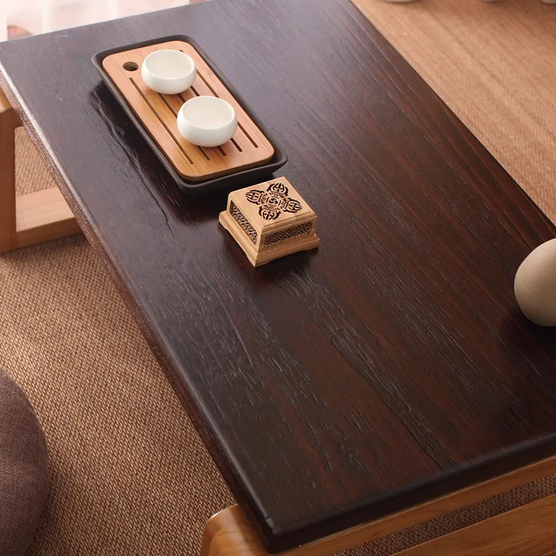 Bay window tea table coffee table Japanese-style balcony solid wood table living room small coffee low table bedroom Bay window tea table coffee table Japanese-style balcony solid wood table living room small coffee low table bedroom
