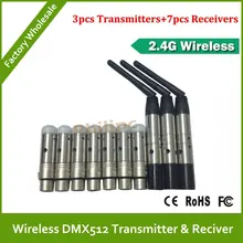 Совместимый США палка Беспроводной DMX Системы Беспроводной DMX512 приемник DMX512 Беспроводной контроллер передатчика трансляции XLR Сделано в Китае 10 шт