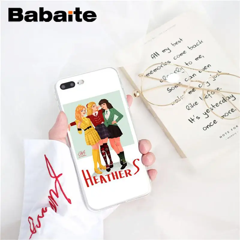 Babaite Heathers Broadway Musical DIY роскошные аксессуары для телефонов Чехол для iPhone 8 7 6 6S Plus X XS MAX 5 5S SE XR 10 чехол s - Цвет: A9