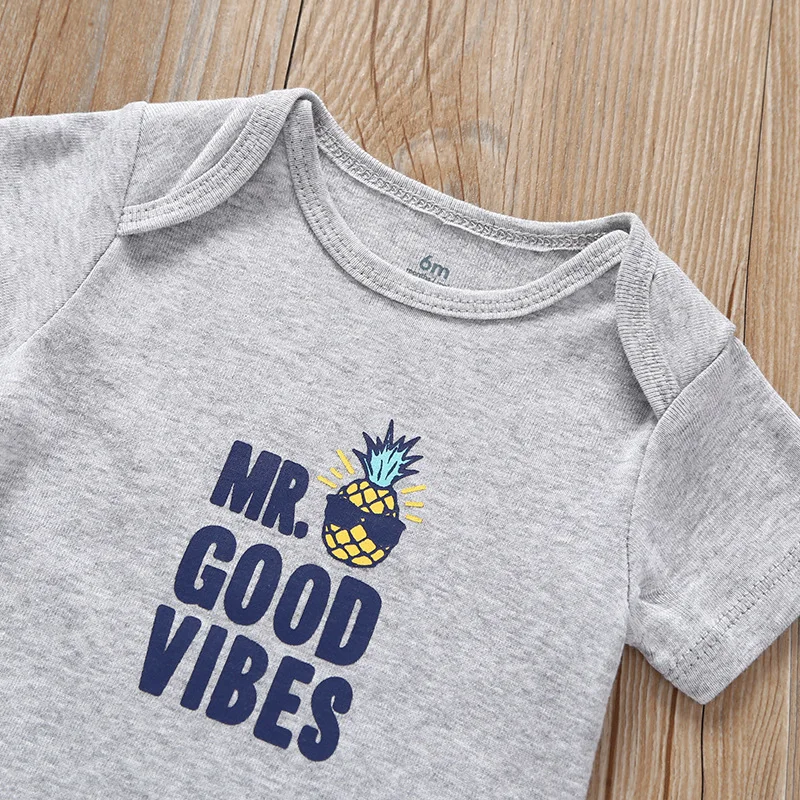 Одежда для младенцев шорты для мальчиков+ футболка Топ+ боди Летний комплект одежды с принтом динозавра для маленьких мальчиков, хлопковый комплект для малышей от 0 до 24 месяцев