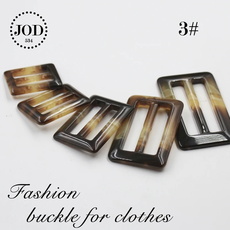 

25/30/35/45/50mm Buckle for Clothes Scarf Adjust Buckle T-shirt Garment Accessories Knot Tri-glides Wire-formed Strap JODb