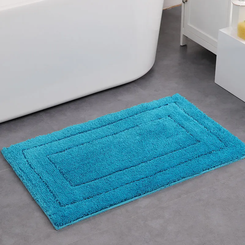 50X80CM Modern Simple Solid Color Microfiber Bathroom Tub Shower Accent ...