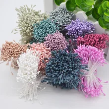 400pcs/lot 1.5mm Mini Double Heads Stamen Artificial Flowers Pistil Cake Decor DIY Scrapbooking Wedding Party Craft Fake Flower 400pcs/lot 1.5mm Mini Double Heads Stamen Artificial Flowers Pistil Cake Decor DIY Scrapbooking Wedding Party Craft Fake Flower
