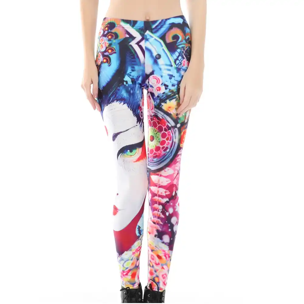 women's holiday print leggings