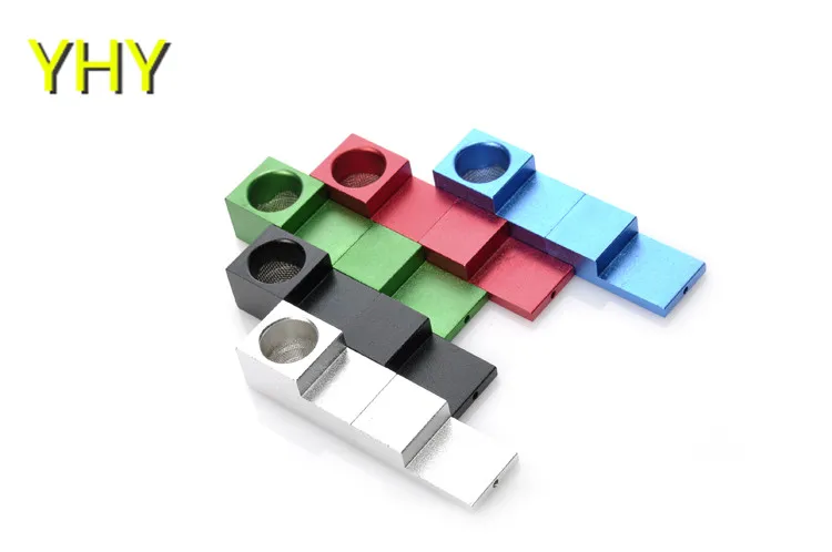 11Portable Metal Cigarette Tobacco Smoking Pipe Super Magnetic Pipe Tink Sky Mini Type Foldable Metal Magnet Folding Pipes