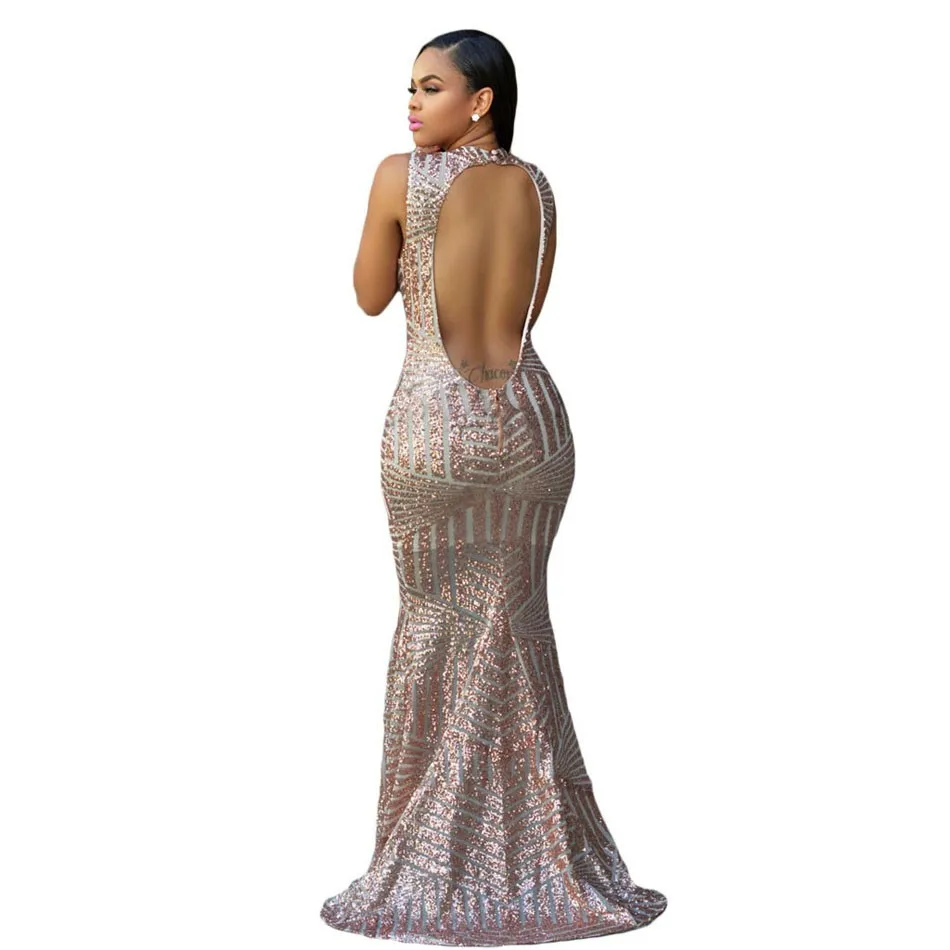 Blush-Sequins-Keyhole-Back-Party-Gown-LC60881-1