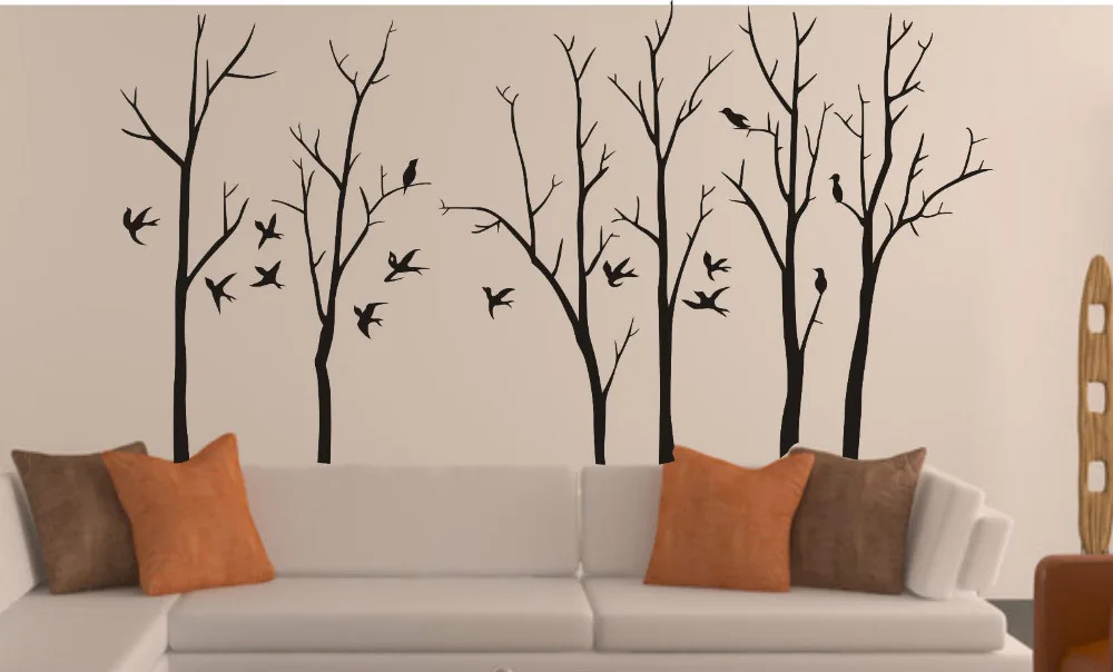 Stunning Tree Branch Wall Art Stickers Removable Vinyl Sticker Home Decor Artistic Design