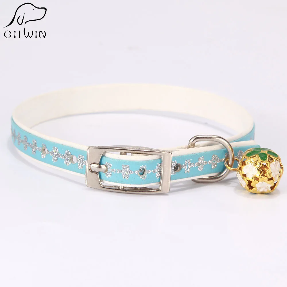 

Cat Collar with Bell for Small Dogs Adjustable Cat Collar Pet Product for Puppies Dog Necklace Chihuahua Quick Release YS0033