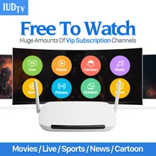 L’europe Arabe IPTV Boîte Suédois Français 2000 IPTV Canaux HD Film sport Q9 Android Smart TV Box 1 Année IUDTV IPTV Abonnement