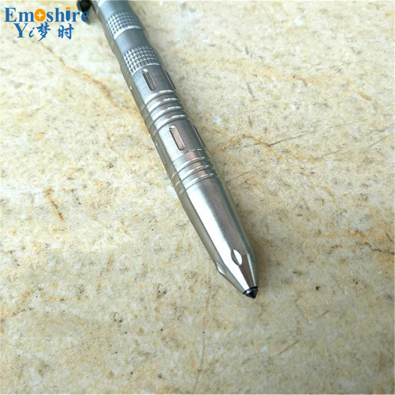 Emoshire Ballpoint Pen With LED flashlight tungsten steel head stainless steel tactical pen outdoor self - defense multi - functional defense equipment supplies (7)