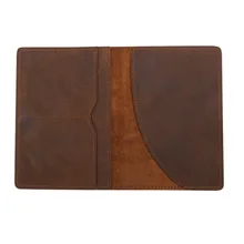 Винтаж натуральная кожа России Обложка для паспорта Для мужчин заграничного паспорта Обложки Паспорт протектор Русские США Великобритания