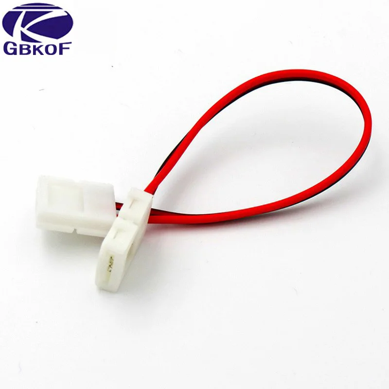 

free shipping 8mm LED Strip lengthen solderless Connectors for 3528/2835 LED strip to strip connection