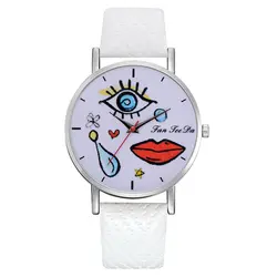 FanTeeDa бренд наручные часы для Для женщин Мода Повседневное личность кварцевые часы дамы Серебряный набор Платье Спортивное Partysu часы