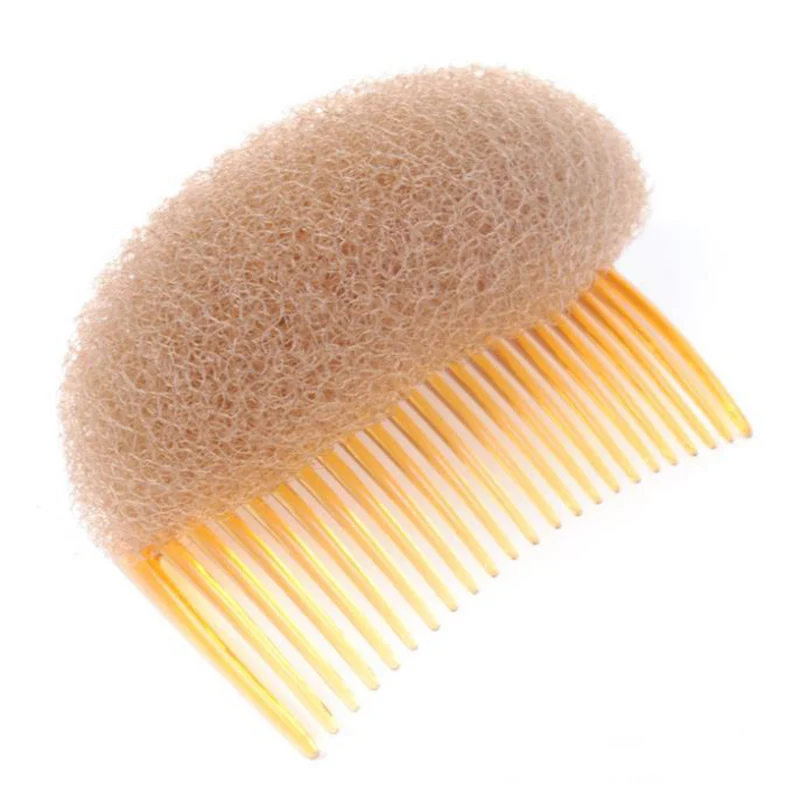 

Hot 3Pcs/Set Hair Styler Volume Bouffant Beehive Shaper Roller Bumpits Bump Foam On Clear Comb Xmas Accessories Women Headwear