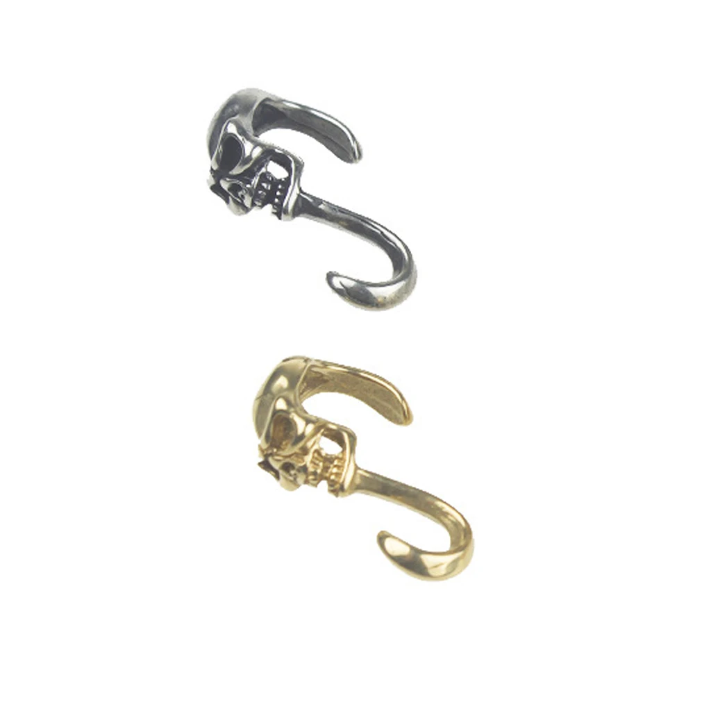Skull S Hook Clasp -DIY Necklace Bracelet Connector Findings Leather Craft
