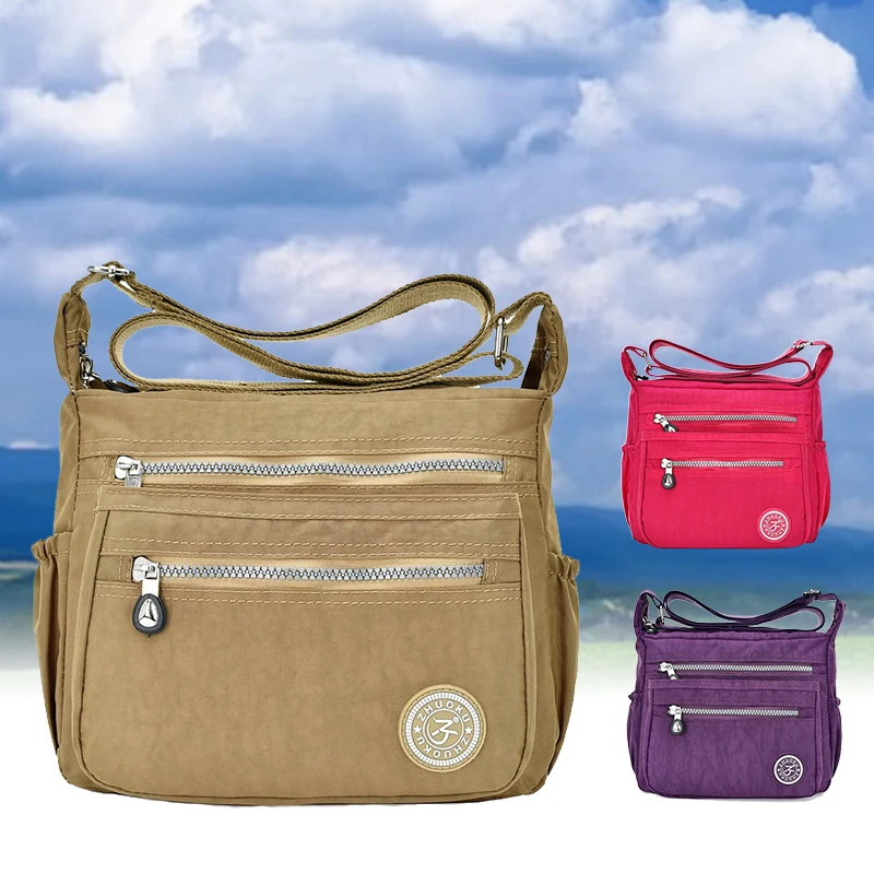 

2019 New Nylon Women Messenger Bags Small Purse Shoulder Bag Female Crossbody Bags Handbags High Quality Bolsa Tote Beach