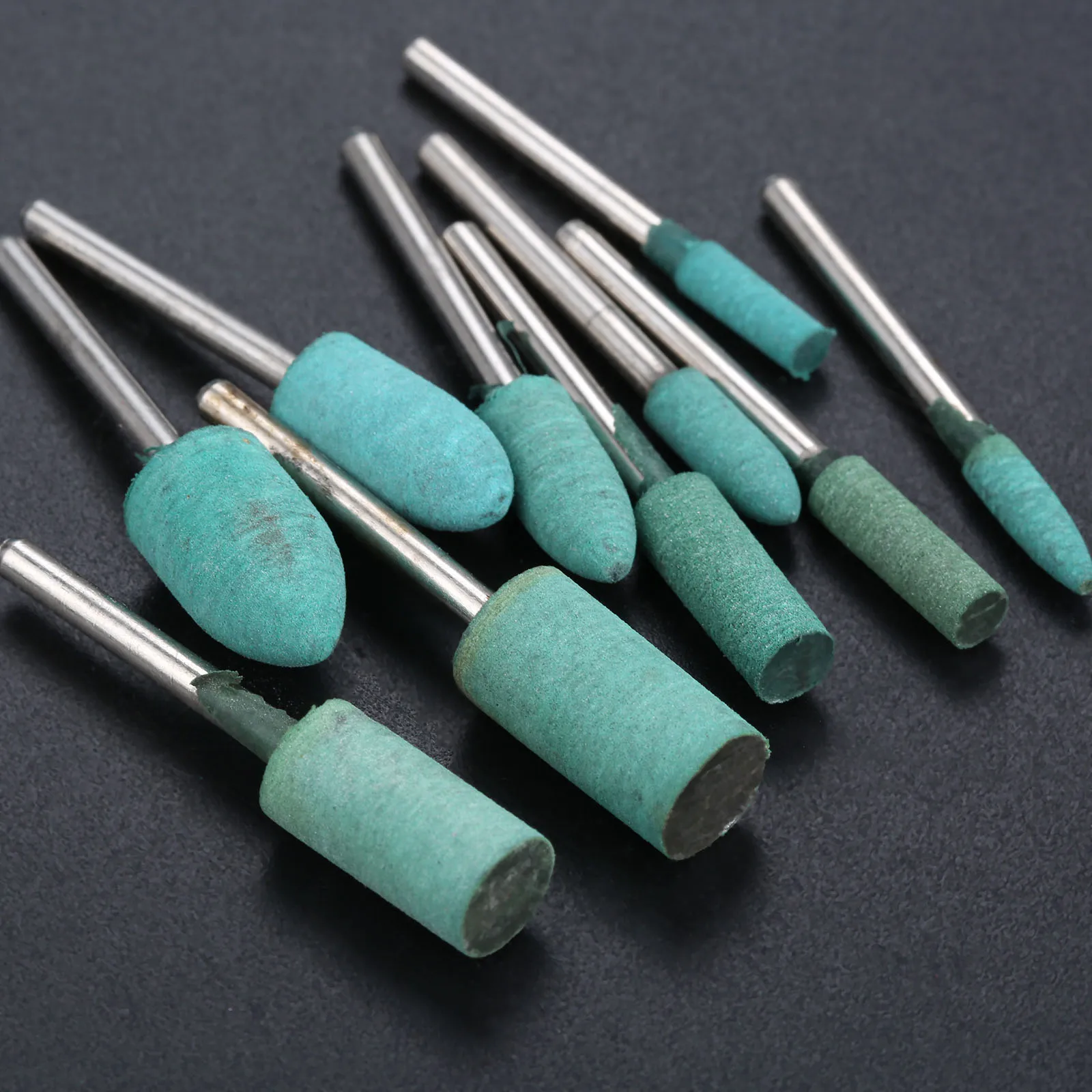100 pieces Rubber Mounted Point OD3mm Grinding Head For Mould Finish Polish Dremel Die Grinder Rotary Tools 100 pieces Rubber Mounted Point OD3mm Grinding Head For Mould Finish Polish Dremel Die Grinder Rotary Tools