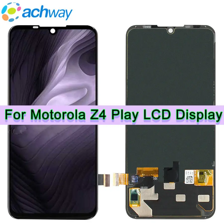 100% Оригинальный ЖК-дисплей для Motorola Moto Z4 Play сенсорный экран дигитайзер 6 22 ”1080x2340