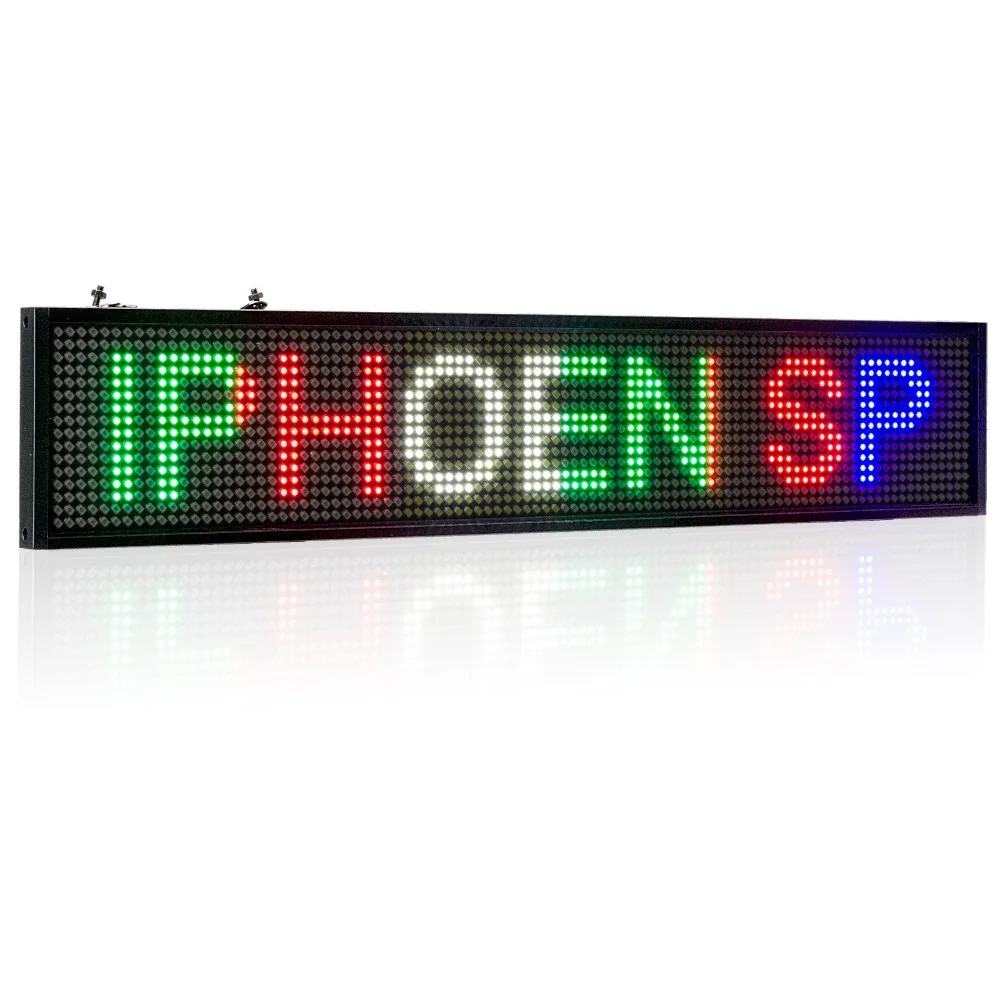 Sinal de Rolagem Placa de Exposição Exposição em Movimento para o Negócio Loja do do 110 V e 220 v ue Usb Wi fi Programável Mensagem em Movimento para o Negócio da Loja do